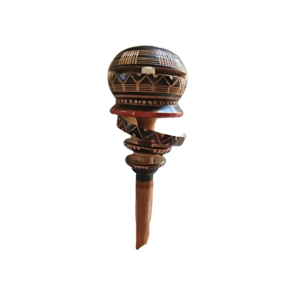 Mexican Hand Carved Wooden Molinillo Whisk For Frothing Hot Chocolate 10